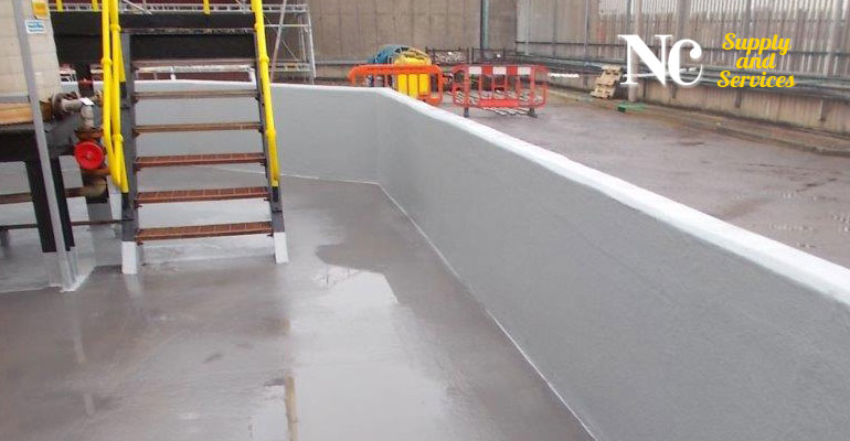 เคลือบพื้นป้องกันการรั่วซึมสารเคมี Secondary Containment Coating