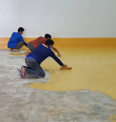 พื้นโพลียูรีเทรน Polyurethane MF