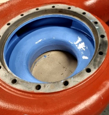 งานเคลือบปั๊มด้วยเซรามิก