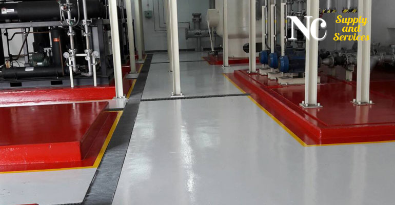 เคลือบพื้นป้องกันไฟฟ้าสถิต Anti-static flooring Conductive Floor