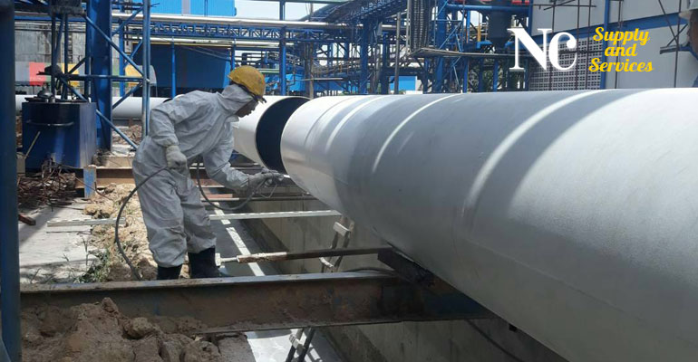 รับเคลือบท่ออุตสาหกรรม Pipe Line Coating