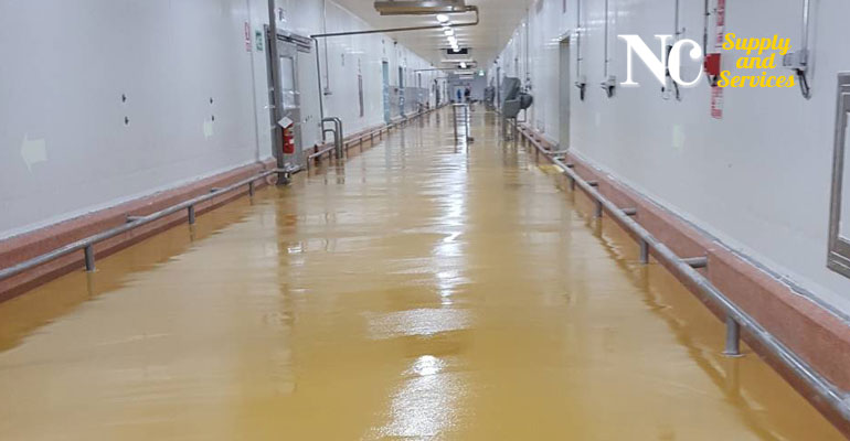 เคลือบพื้นพียูหรือโพลียูรีเทน pu screed flooring