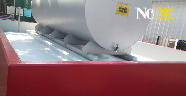 เคลือบพื้นป้องกันสารเคมีกัดกร่อน second containment