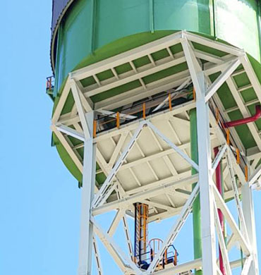 เคลือบป้องกันและสีทาสำหรับอาคารโครงสร้างเหล็ก