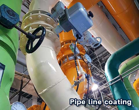 Pipe line coating